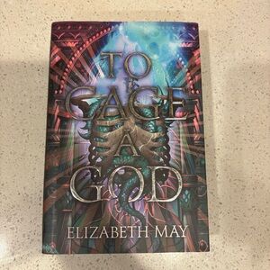 illumicrate TO CAGE A GOD Signed Elizabeth May First Edition 1st Print